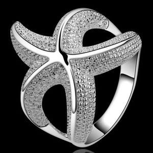 NWT•Sterling Silver 925 Starfish ring asst sizes